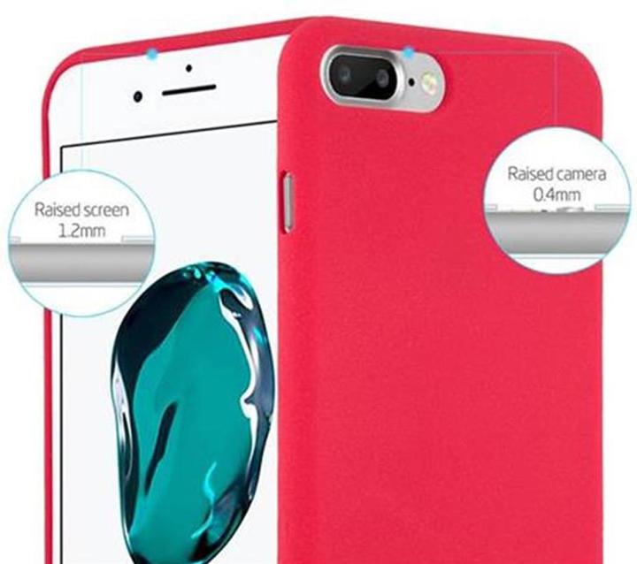 Actual product image Cadorabo TPU Frosted Cover (Apple iPhone 7s Plus, Apple iPhone 7 Plus)