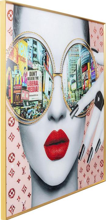 Image du produit Kare Design Tableau encadré Times Square View 120x120cm (120 x 120 cm)