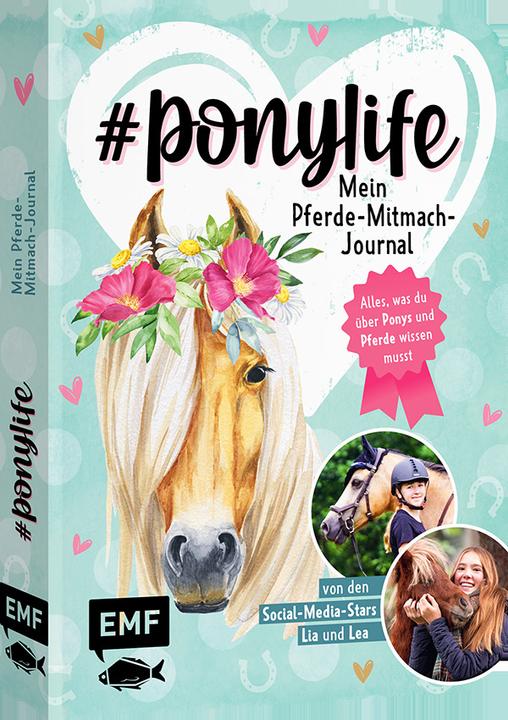 Immagine prodotto #ponylife – Mein Pferde-Mitmach-Journal von den Social-Media-Stars Lia und Lea (Tedesco, Lea Schirdewahn, Carola di Caldaia, Lia Beckmann, 2022)