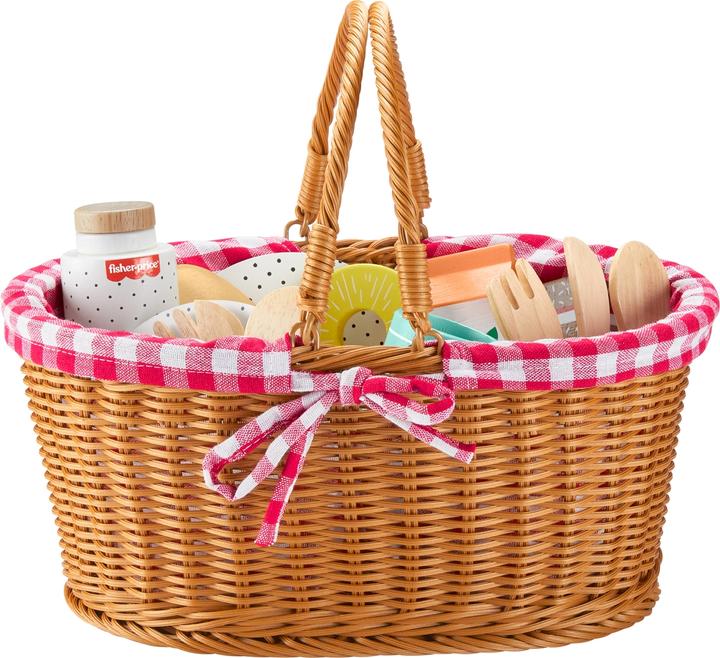Actual product image Fisher-Price Wooden picnic basket set