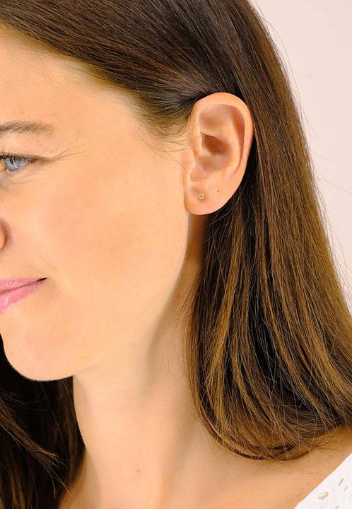 Image du produit Muau Boucles d'oreilles (750/18 K Or jaune)