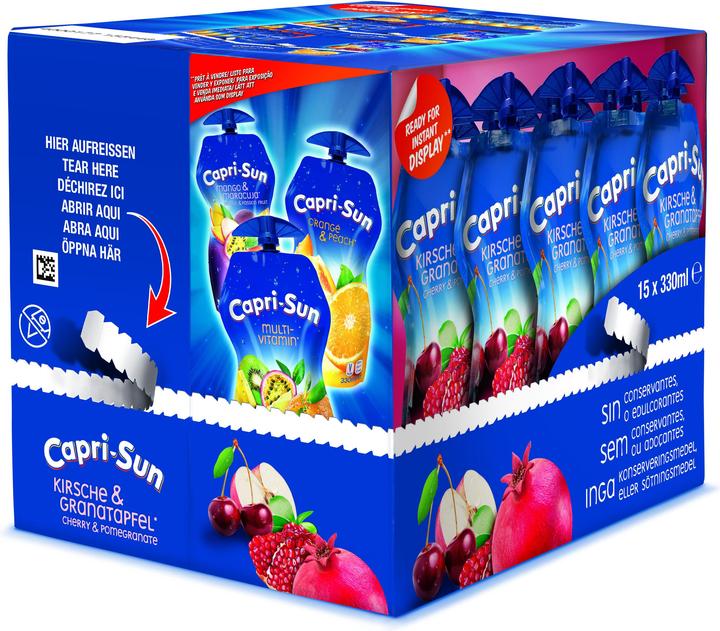 Actual product image Capri-Sun Cherry Pomegranate (15 x 33 cl)