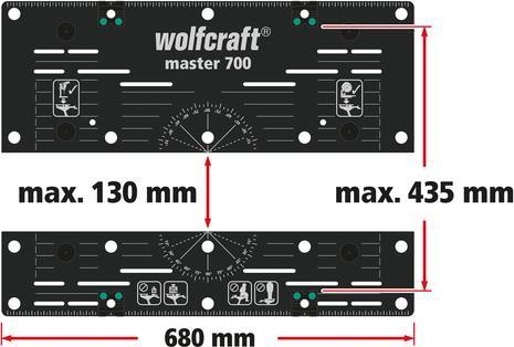 Produktbild wolfcraft Master 701 (52.50 cm, 68 cm)