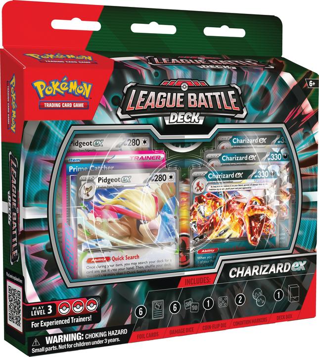 Actual product image Pokémon Charizard ex (English, Booster display)