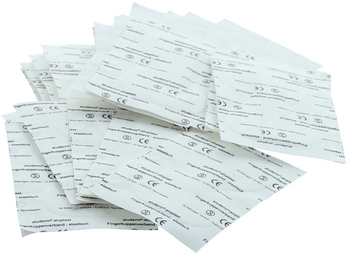 Nährwerte und Zutaten Söhngen aluderm aluplast Fingerkuppenpflaster elastisch 4.3x7.2cm, einzeln, 100 Stk. (100 x)