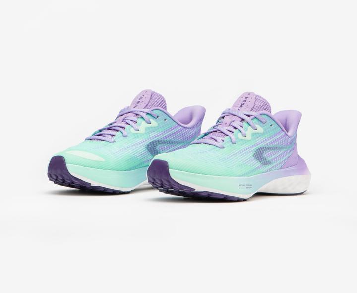 Produktbild Kiprun Laufschuhe Kinder - K500 Fast grün/lila (40)