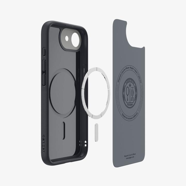 Actual product image Spigen Nano Pop (MagFit) iPhone 16e Case Black Sesame (Apple iPhone 16e)