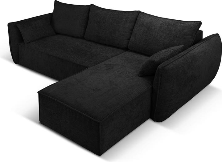 Actual product image Micadoni Right Corner Sofa With Bed Function And Box, "Kaelle", 4 Seats, 252x165x87Made in Europe (Corner sofa)