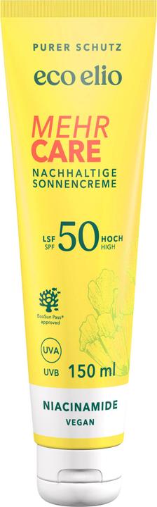 Actual product image Eco Elio Extra Care (Suntan cream, SPF 50, 150 ml, 164 g)