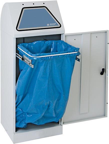 Image du produit kaiserkraft Collecteur de déchets, clapet d'insertion manuel (120 l)