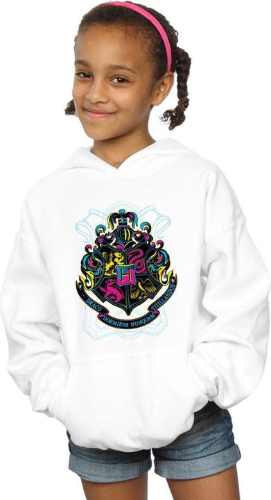 Actual product image Girls Hogwarts Crest Cotton Hoodie (128)