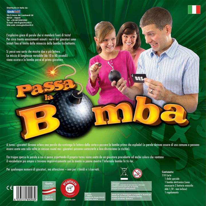 Immagine prodotto Giochi uniti Passa la Bomba (Italiano)