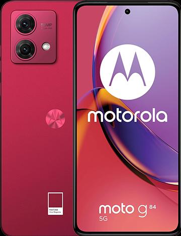 Image du produit Motorola moto g84 (256 Go, Viva Magenta, 6.55", Double SIM hybride, 50 Mpx, 5G)
