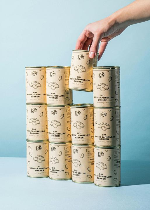 Immagine prodotto KoRo Fagioli cannellini bianchi biologici pronti per essere consumati (2880 g)