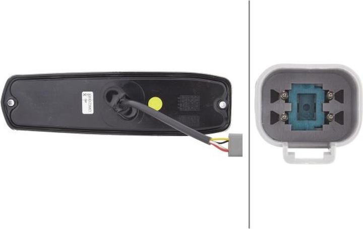Actual product image Hella 48 LED combination rearlights for CLAAS