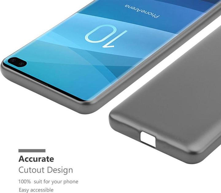 Image du produit Cadorabo Couverture métallique mate TPU (Samsung Galaxy S10+)