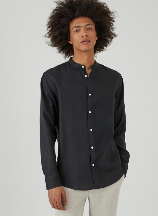 Produktbild La Redoute Collections Langärmeliges Hemd mit Stehkragen (XL)