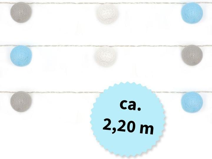 Image du produit Hermex 2.2m Chaîne lumineuse LED Boule Chaîne lumineuse Boule Guirlande lumineuse Décoration (2.20 m)