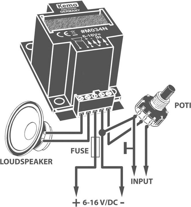 Immagine prodotto Kemo Modulo amplificatore mono