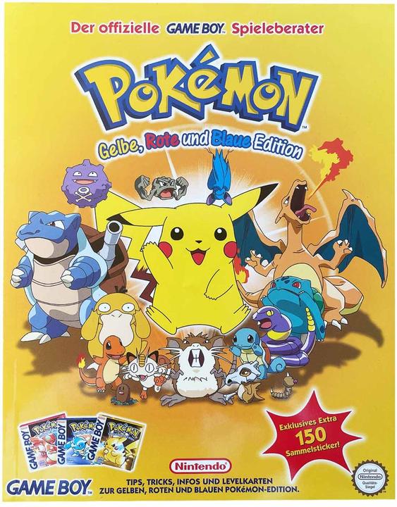 Actual product image Pokémon Yellow, Red and Blue Edition - The Official GAME BOY Game Guide - NEW