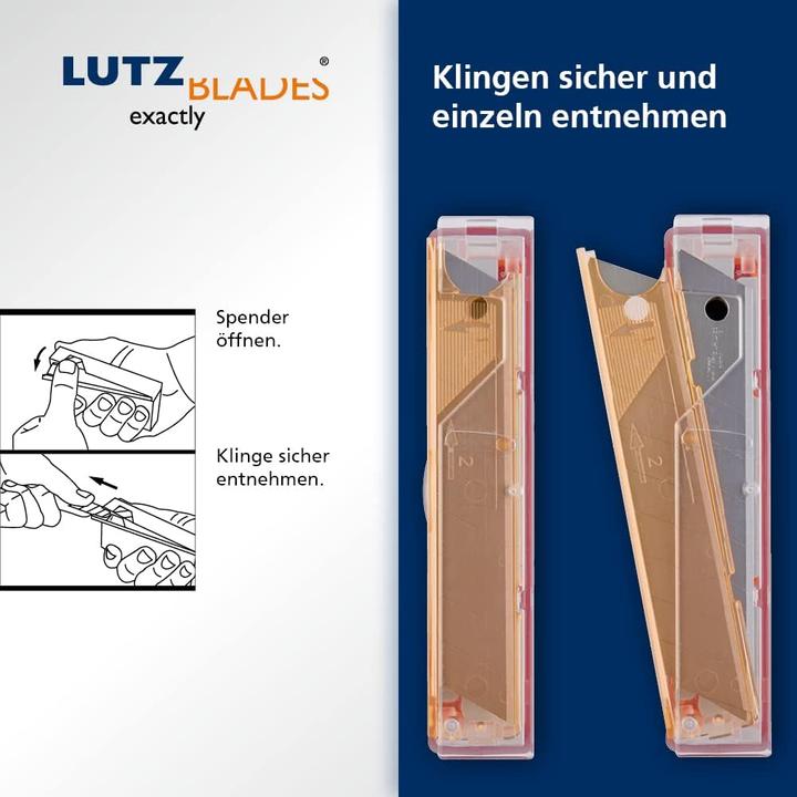 Image du produit Lutz Blades Universal Abbrechklingen-Set (50 Stück, 18mm) (Lame de rechange)