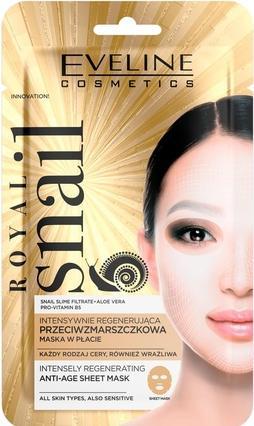 Image du produit Eveline Royal Snail Masque de Feuille Intensément Régénérant Anti-Âge Régénération Intensive Anti-Rides (1000 ml)