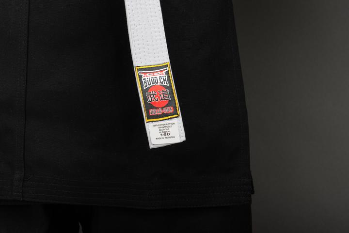 Immagine prodotto Budo.ch Anzug Bushido schwarz Segeltuch Stoff (mittlere Ausführu (XXL)