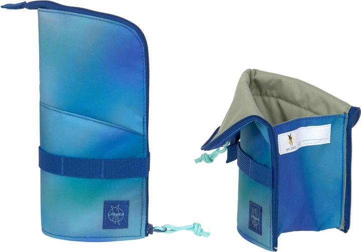 Image du produit Lässig Schulrucksack-Set Boxy, Grün / Blau (21 l)