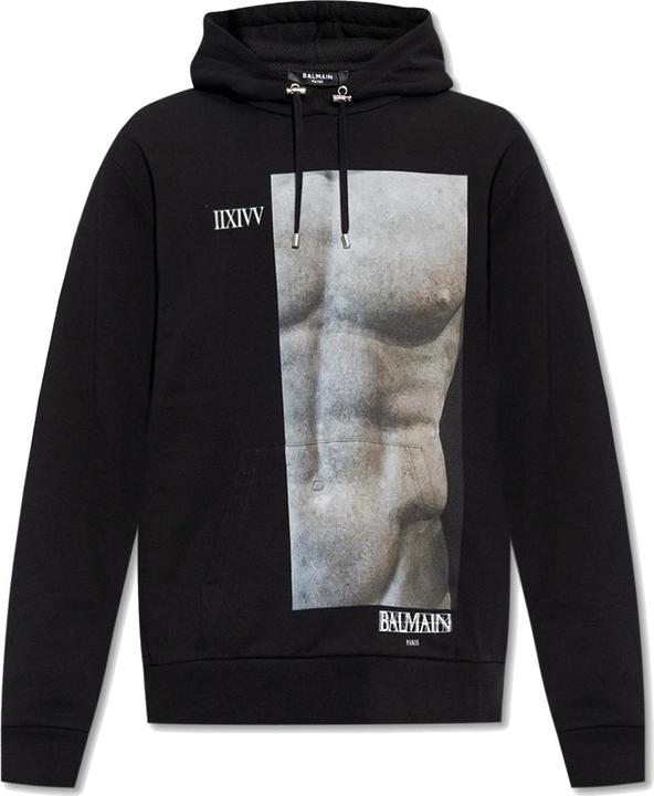 Balmain Cotton Hoodie Sweatshirt