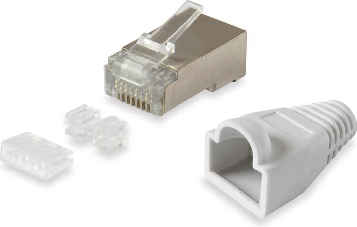 Immagine prodotto equip Spina RJ45: confezione da 100 schermata (S/FTP, CAT6, 0.01 m)
