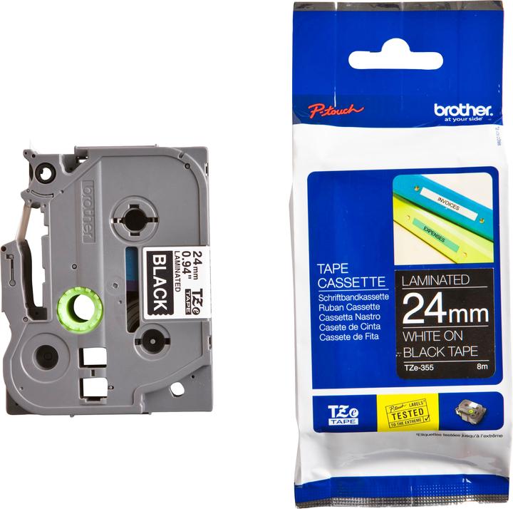 Image du produit Brother Tze-355 (2.40 cm, Noir)