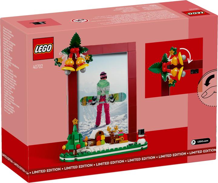 Image du produit LEGO Cadre photo de Noël Édition limitée (40702, LEGO DC)