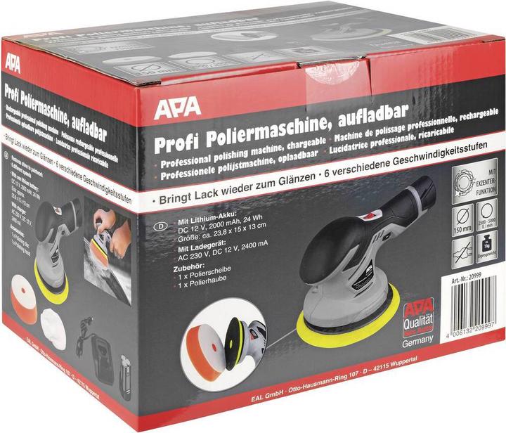 Produktbild APA Exzenterpoliermaschine (Exzenterpolierer, 60 W)
