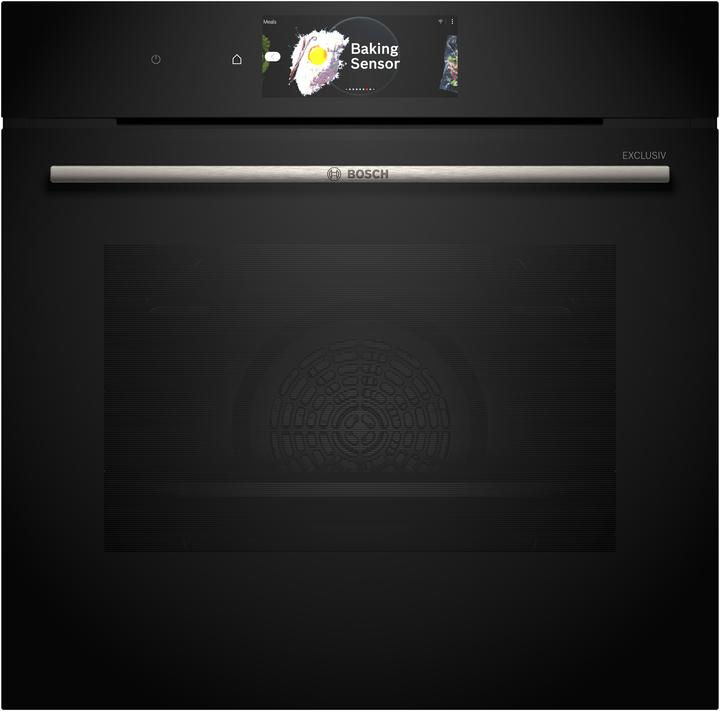 Produktbild Bosch Hausgeräte Serie 8, Einbau-Backofen, 60 x 60 cm, Schwarz, HBG778NB1