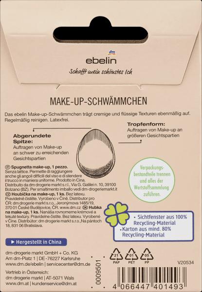 Image du produit dm ebelin Éponge de maquillage ovale