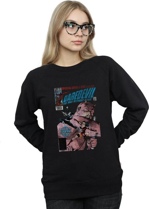 Image du produit - Sweat DAREDEVIL DISTRESSED BULLSEYE VS ELEKTRA COVER - Femme (XL)