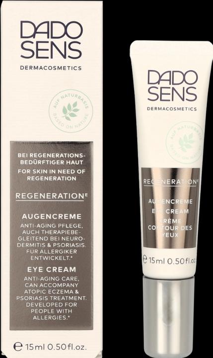 Actual product image Dado Sens REGENERATION E Eye Cream - Skin in Need of Regeneration (Crème, 15 ml, Day, Night)