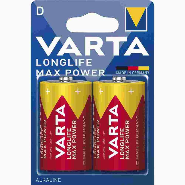 Actual product image Varta Longlife Max Power (2 pcs., D, 16500 mAh)