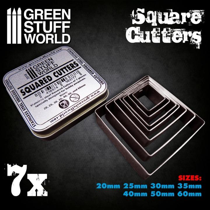 Immagine prodotto Green Stuff World Taglierine quadrate per basi