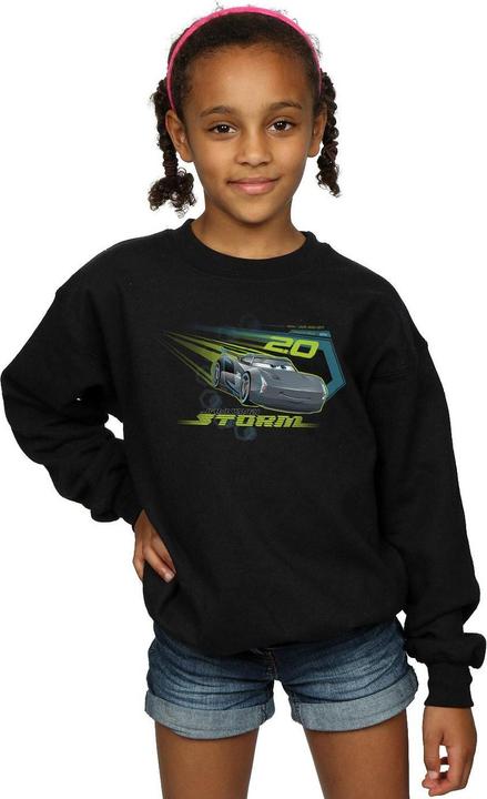 Actual product image Disney Girls Cars Jackson Storm Sweatshirt (140, 146)