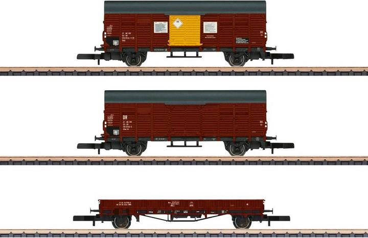 Actual product image Märklin 082268 DR freight car, set of 3 (Track IV)