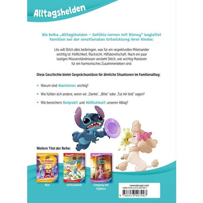 Produktbild Ravensburger Alltagshelden Gefühle lernen mit Disney: Disney Lilo & Stitch: Benimm dich, Stitch! Über Manieren (Deutsch, The Walt Disney Company, 2024)
