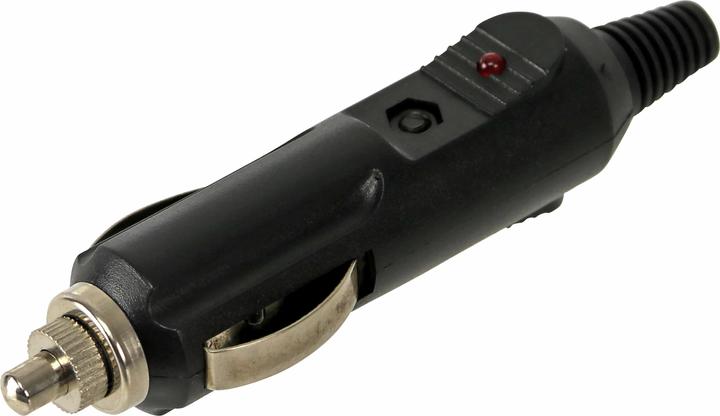 Actual product image Eneroid Car cigarette lighter plug with red LED