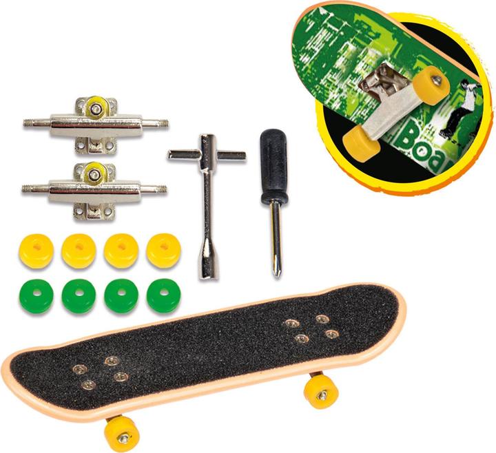 Actual product image Toi-Toys Finger skateboard 6-fold assorted (1.18")