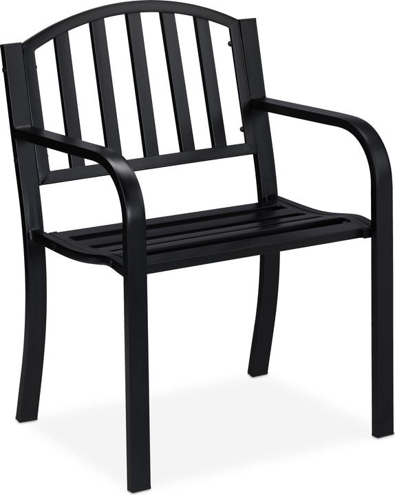 Actual product image Relaxdays Garden chair metal