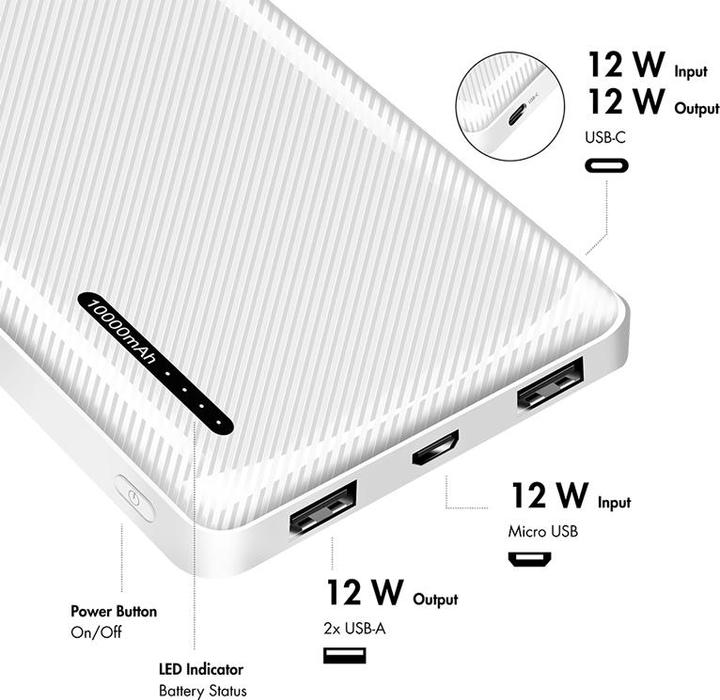 Produktbild LogiLink Prüfen (10000 mAh, 12 W, 12 Wh)