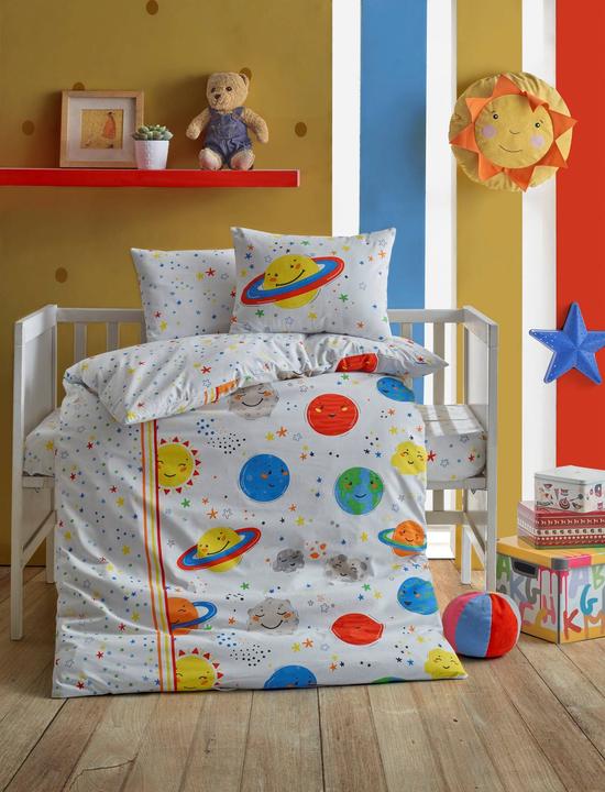 Actual product image Cotton Box Baby Bedding Planet (100 x 135 cm, 40 x 60 cm, 35 x 45 cm)