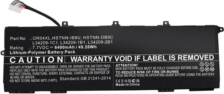 Image du produit CoreParts Batterie pour ordinateur portable HP (6700 mAh)
