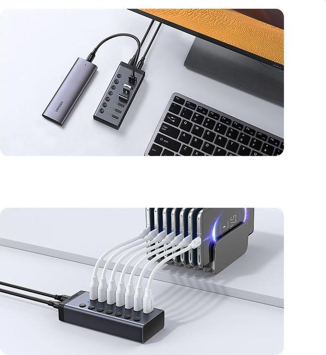 Produktbild Ugreen multifunction HUB 7in1 (USB-C, 8 Ports)