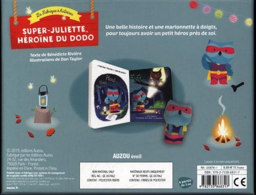 Immagine prodotto Auzou France Super-Juliette : héroïne du dodo (Francese, Rivière Bénédicte, Taylor Dan, 2019)